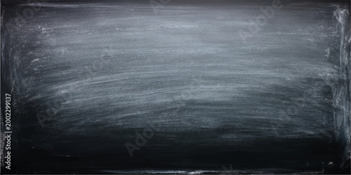Empty vintage chalkboard surface background, with space for educational or business content. Ideal for a classic design or background.