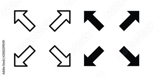 full size button icon clipart and line art versions on white background