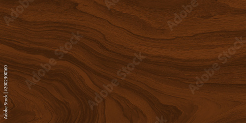 High-resolution dark walnut wood texture background with organic wavy grain patterns for elegant interior design