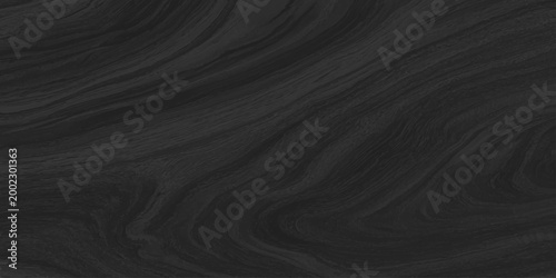 Foto Dark charcoal black marble texture background with fluid wavy swirls, elegant ab
