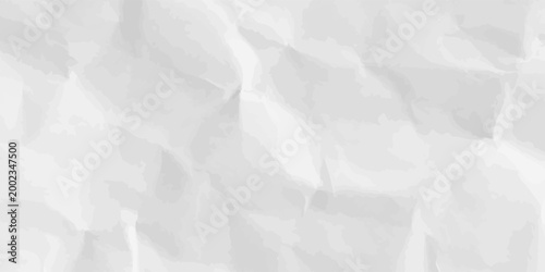 Abstract texture background. white and grey crumpled paper.