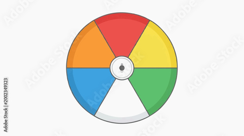 A vibrant beach ball, with its primary-colored segments, evokes a sense of summer fun. It encapsulates the spirit of childhood and carefree moments.