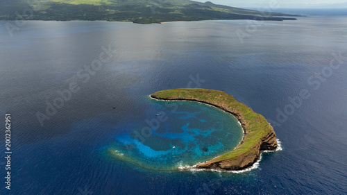 Molokini Green from heavy rains