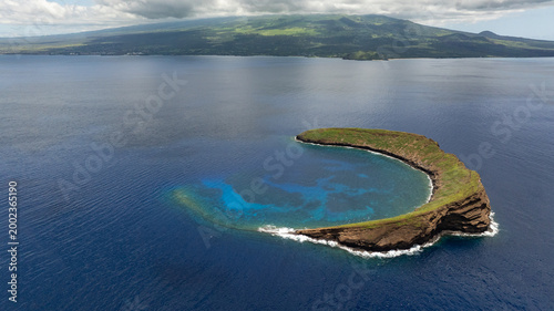 Molokini Green from heavy rains