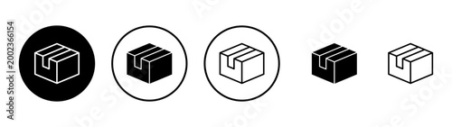 Box icon vector. box sign and symbol, parcel, package