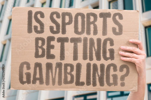 Fotografija "Is Sports Betting Gambling?" research examines sports wagering measurably equivalent to adult traditional gambling
