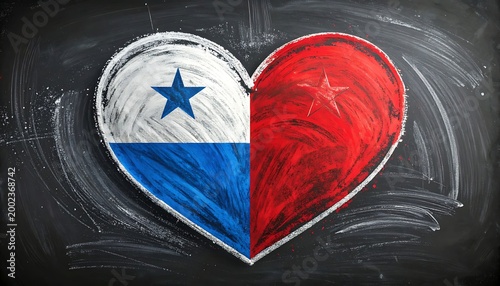 Heart flag tribute