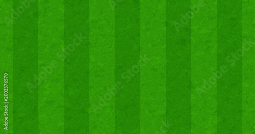 Soccer grass field, football pitch. Green turf background for sport competition, championship, top view. Striped pattern, seamless texture. Stadium green grass, empty sport bg, vector illustration