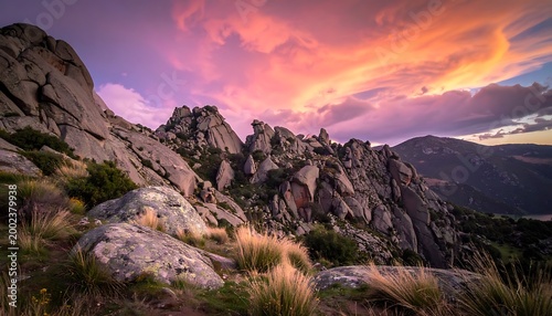 Mountain sunset vista (2)