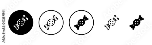 Candy icon logo design. candy sign and symbol.