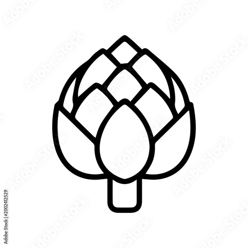 Artichoke Outline Icon