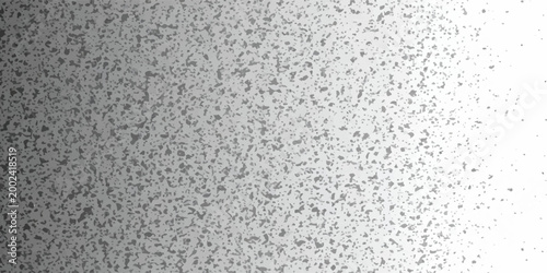 Close-up texture of water drops on glass window and rough concrete wall surface with wet rain-soaked pattern and gray cement background