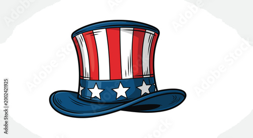 American Uncle Sam Top Hat.