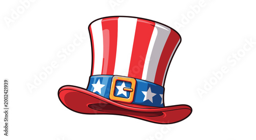 American Uncle Sam Top Hat Symbol 9.