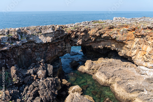 Boca do Inferno (Mouth of Hell) formation on the coast of Cascais, Portugal