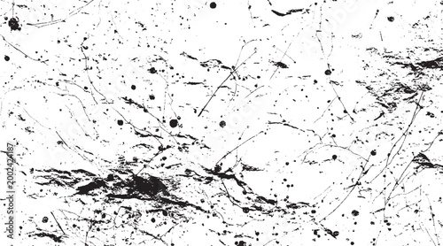 Fotografía Grunge black and white scratch dust crack wall white dust texture of Subtle grain texture overlay  overlay textures with dust grain isolated on white background vector