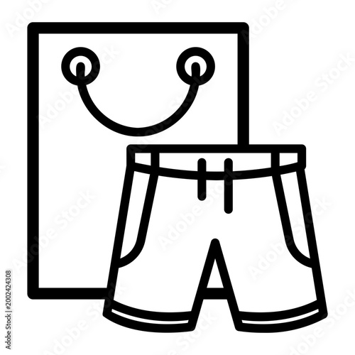trousers Line Icon