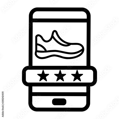 sneakers Line Icon