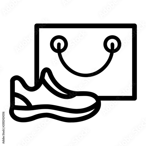 sneakers Line Icon