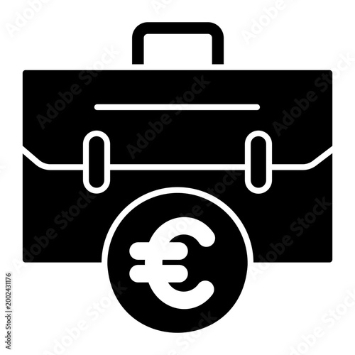 finance efficiency Solid icon