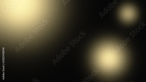 Fotografi Grainy Gradient Abstract Background with Multiple Glowing Light Orbs