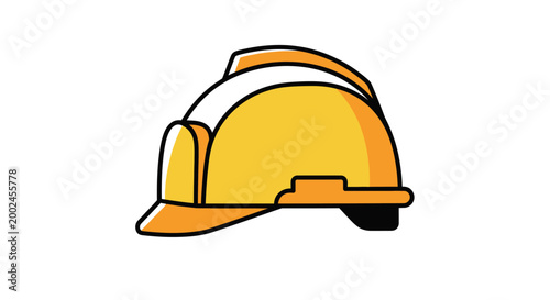 Yellow Hard Hat Safety Construction Equipment.