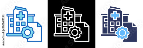 Hospital Management triplestyle icon