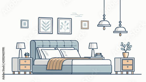 Modern Bedroom Furniture Interior Design.