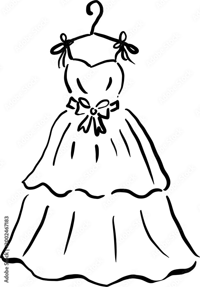 Fototapeta premium wedding dress