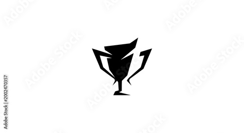 Trophy Cup Icon Symbol.
