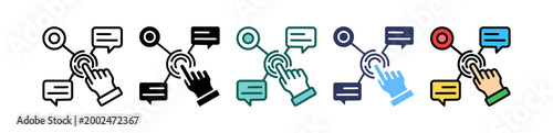 User Interaction multiple icon
