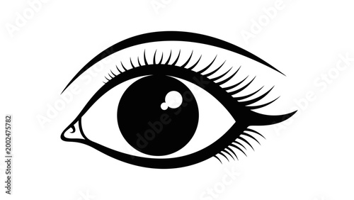 Canvas Print Closeup of a human eye.