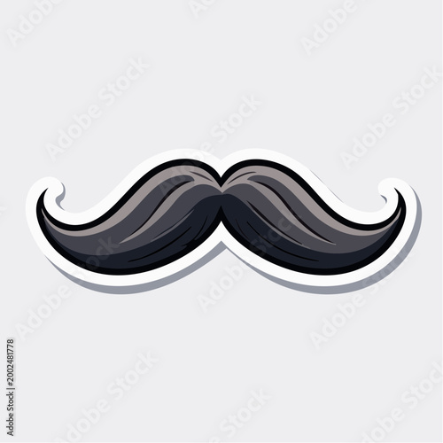 Stylized Mustache Icon