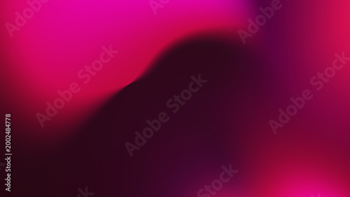 Photography Ultra-high-resolution 4K panoramic dark abstract background with vibrant magenta and deep pink gradient, featuring soft organic flowing shapes and dramatic light transitions