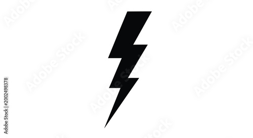 lightning bolt silhouette high quality professional detailed modern