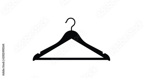 clothes hanger silhouette high quality professional detailed modern