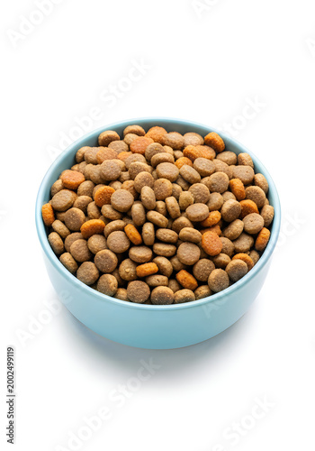 Bowl of brown lentils in a ceramic dish