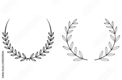 Elegant Laurel Wreath Collection