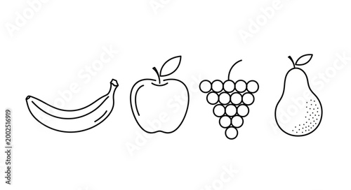 hand drawn vector illustration of an apple