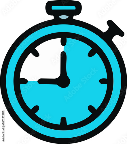 Large stopwatch timer fast speed icon