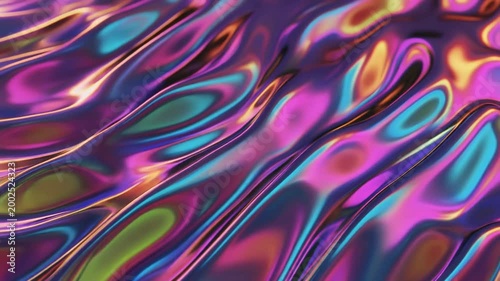 Flowing iridescent metallic ripples perfect for backgrounds, digital art, prints, packaging design, web graphics, and creative projects. Rich, dynamic visuals.