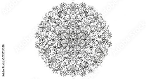 Detailed illustration of a complex virus structure.