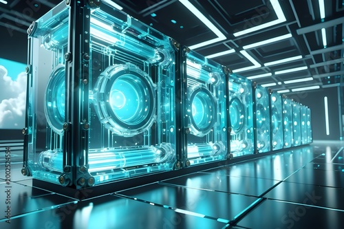 Cloud Infrastructure Network Backbone Technology Background