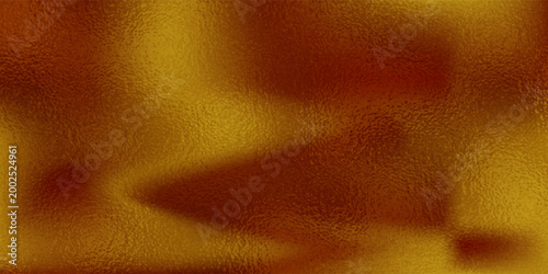 Vector gold foil texture background. Abstract gradient bright and shiny light reflection rough texture surface. Vector illustration for background, backdrop, web, wallpaper, print and design artwork.