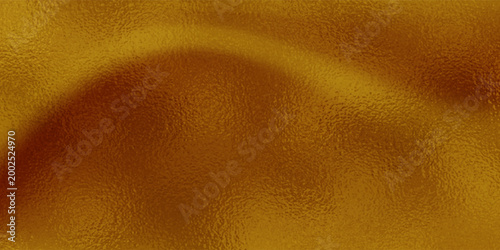 Vector gold foil texture background. Abstract gradient bright and shiny light reflection rough texture surface. Vector illustration for background, backdrop, web, wallpaper, print and design artwork.