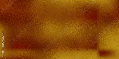 Vector gold foil texture background. Abstract gradient bright and shiny light reflection rough texture surface. Vector illustration for background, backdrop, web, wallpaper, print and design artwork.