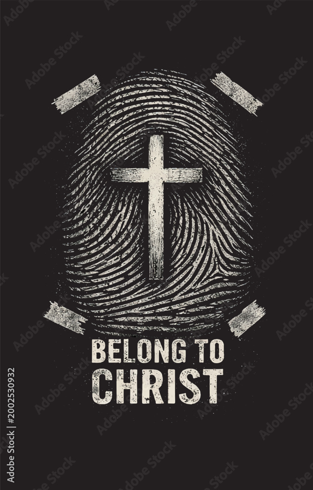 Obraz premium Christian bible verse t shirt design illustration vector