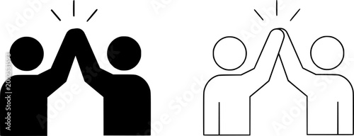 Foto Human interaction icon