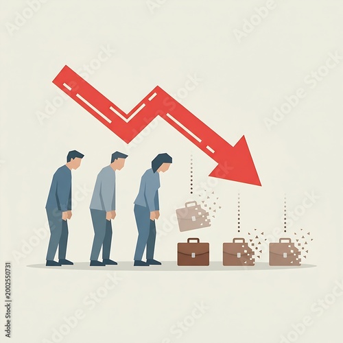 Business Financial Crisis - Economic Downturn & Job Loss Presentation Template