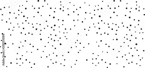 Photos Abstract random black dots with transparent background